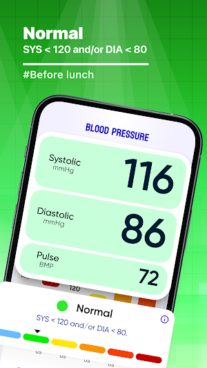 Blood Pressure Tracker Screenshot 1