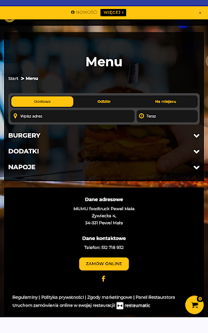 MUMU foodtruck Pewel Mała Screenshot 2