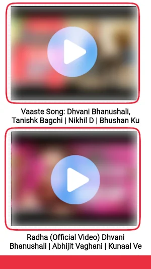 Dhvani Bhanushali AllVideoSong Screenshot 3