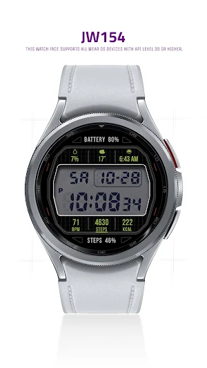 JW154 jwstudio watchface Screenshot 0
