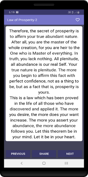 Laws of Prosperity and Success Screenshot 1