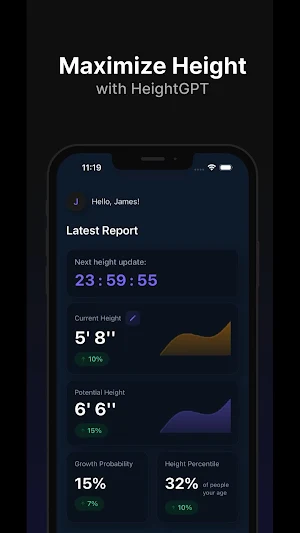 HeightGPT - Become Taller Screenshot 0