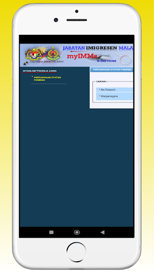 Malaysia Visa Online Check Screenshot 1