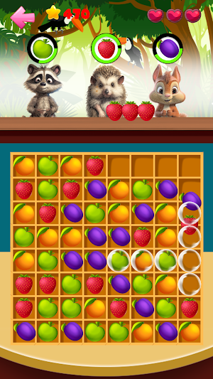 Jungle Fruits Match 3 Screenshot 1