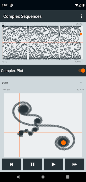 Complex Number Sequences & Series Screenshot 1