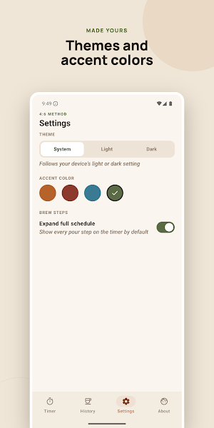4:6 Coffee Brew Timer Screenshot 3