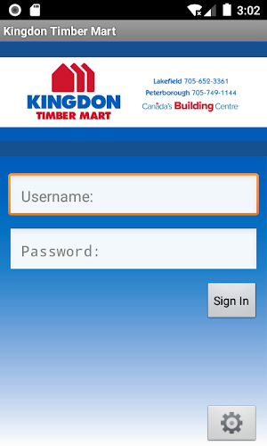 Kingdon Timber Mart Web Track Screenshot 0