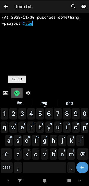 Zettel Notes : Todo.txt Plugin Screenshot 0