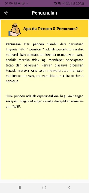 Tarikh Gaji Pencen 2021 Screenshot 1