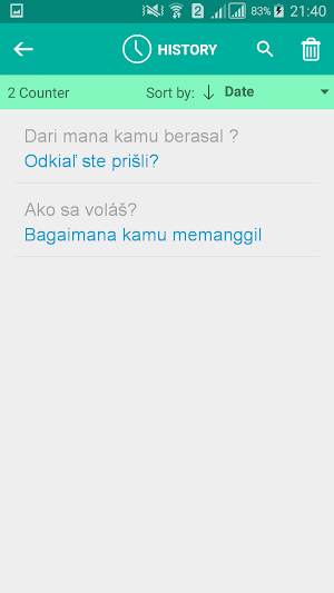 Slovak Indonesian Translator Screenshot 3