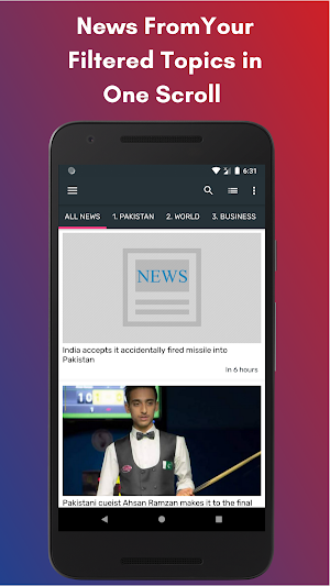 Qaasid - The Pakistan News App Screenshot 1