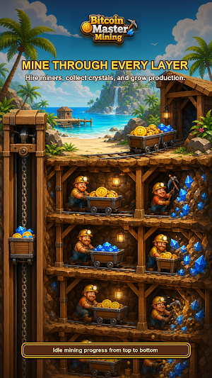 Bitcoin Master BTC Mining Game Screenshot 1
