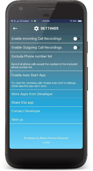 Call Recorder Pro Screenshot 1