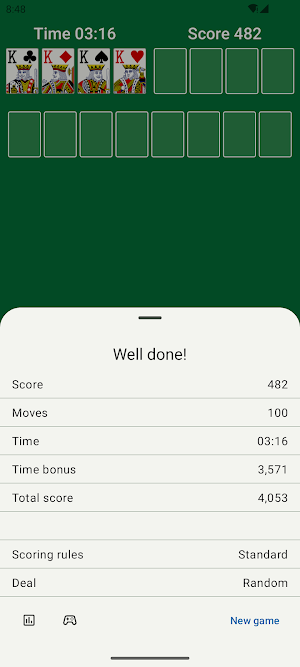 FreeCell Prime Screenshot 3