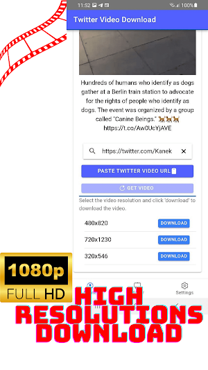 Video Downloader Twitter X Screenshot 1