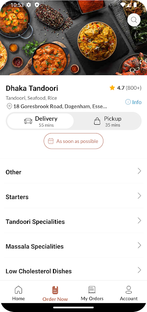 Dhaka Tandoori Screenshot 2