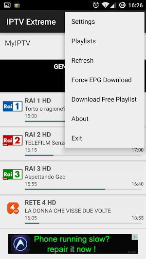 IPTV Extreme Screenshot 1