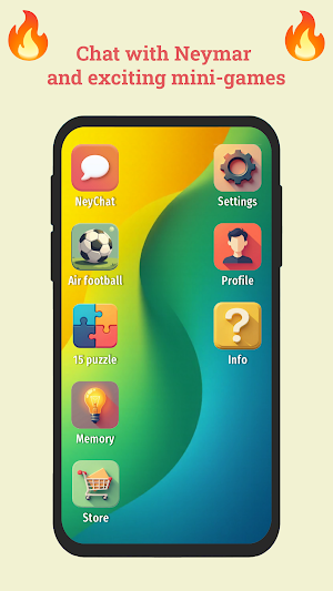 Neymar: Chat & Games Screenshot 0