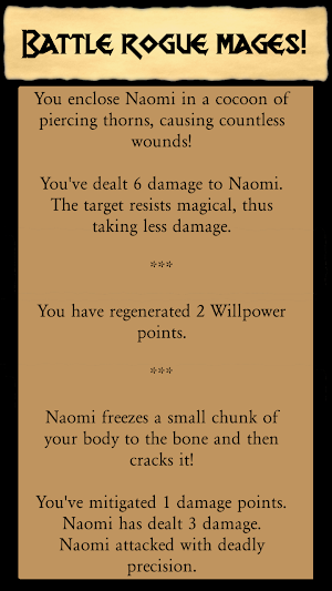 Mighty Mage - Epic Text Adventure RPG Screenshot 1