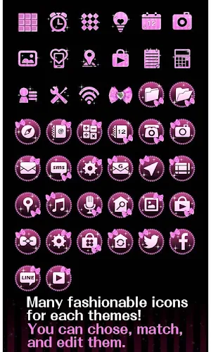 Ribbon wallpaper-Lady in Pink- Screenshot 3