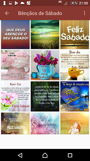 FELIZ SÁBADO COM A BÊNÇÃO DE NOSSO SENHOR Screenshot 3