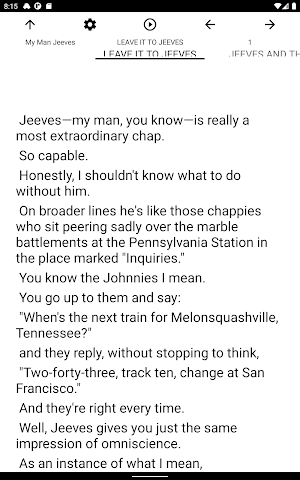 Book, My Man Jeeves Screenshot 3