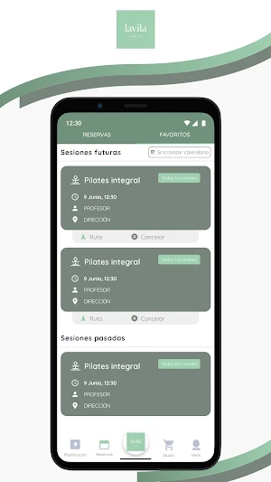 Lavila pilates Screenshot 2