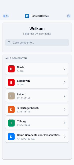 ParkeerBezoek Screenshot 0