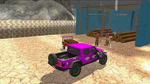 Uphill Jeep Cargo Simulator 3d Screenshot 1
