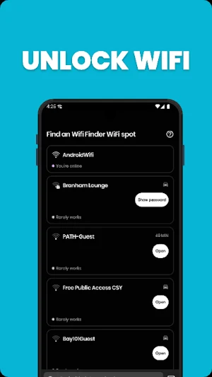 WiFi Finder: Hotspot Map Screenshot 0