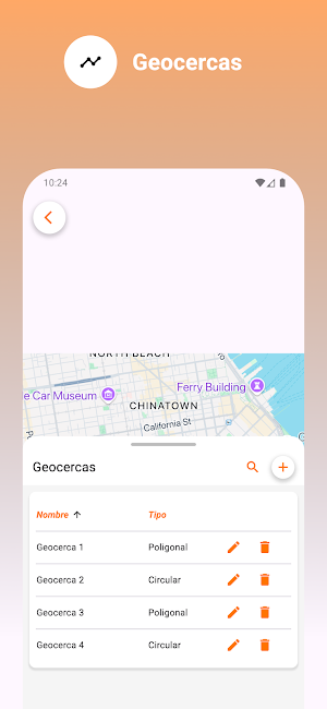Tracking Reacción GPS Screenshot 1