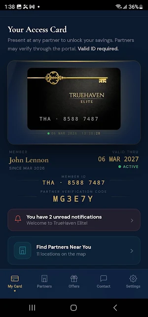 TrueHaven Screenshot 1