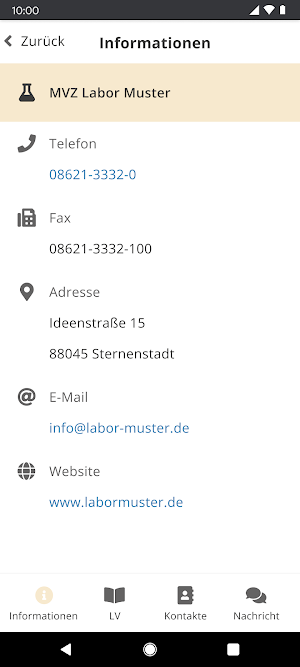 LAB Befund Screenshot 3
