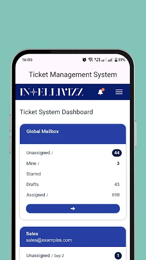 Intellivizz TMS App Screenshot 2