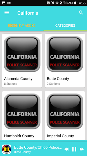 California police, fire and EMS radios Screenshot 0