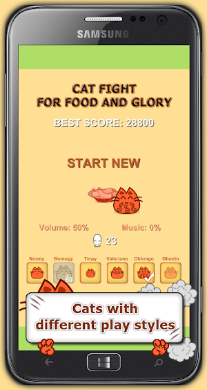 Cat fight. For food and glory Screenshot 1