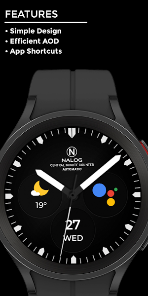 Nighty Analog 11 - watch face Screenshot 1