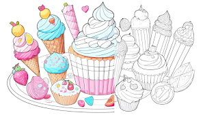 Kawaii Sweet Treat Color ASMR Screenshot 0