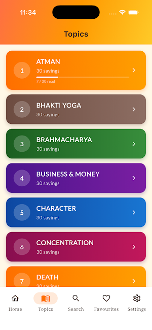 Vivekavākya Screenshot 2