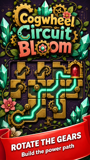 Cogwheel Circuit Bloom: Puzzle Screenshot 0