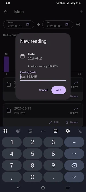 eUnit Tracker Screenshot 3