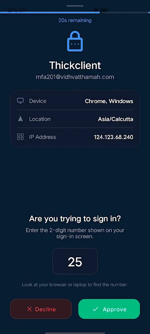 ARCON MFA: Authenticator Screenshot 3