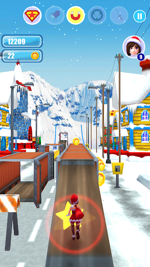 Santa Girl Run Screenshot 1