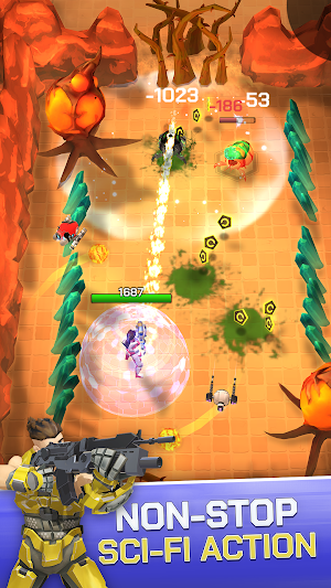 Spacelanders: 3D Sci-Fi Shooter RPG Screenshot 1