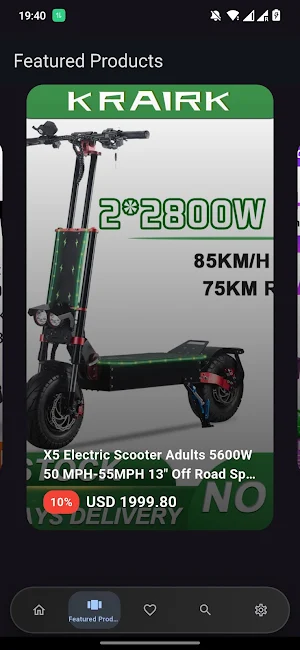 Electric scooter Screenshot 1