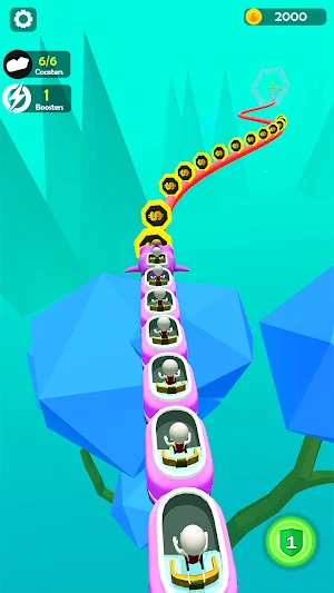 Roller Coaster Rush Simulator Screenshot 1