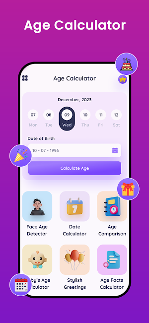 Age Calculator - Date of Birth Screenshot 0