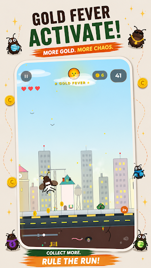 Cockroach Runner: Endless Run Screenshot 2