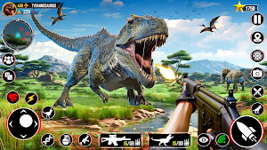 Wild Dino Hunting Gun Games 3D Screenshot 1