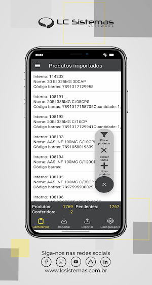 LC Coletor de dados Screenshot 3